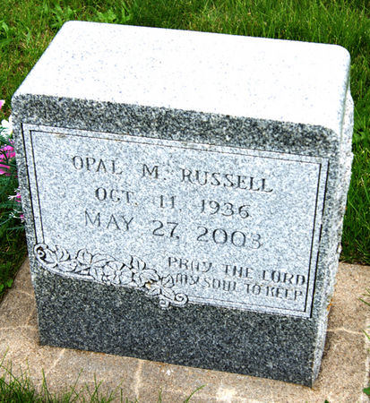 RUSSELL, OPAL MARGARET - Taylor County, Iowa | OPAL MARGARET RUSSELL 