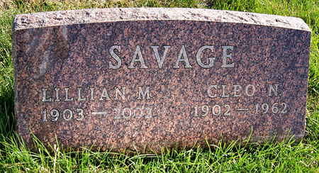 BRIGHT SAVAGE, LILLIAN MAY - Taylor County, Iowa | LILLIAN MAY BRIGHT SAVAGE 