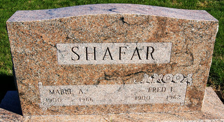 SHAFAR, MABEL ALICE - Taylor County, Iowa | MABEL ALICE SHAFAR 