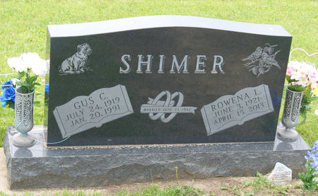 WYCKOFF SHIMER, ROWENA LOUISE - Taylor County, Iowa | ROWENA LOUISE WYCKOFF SHIMER 