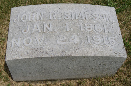 SIMPSON, JOHN RICHARD - Taylor County, Iowa | JOHN RICHARD SIMPSON 