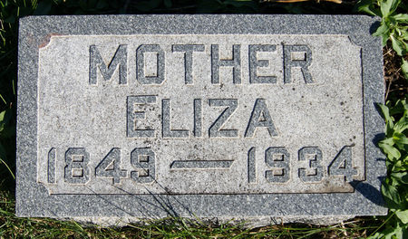 NELSON SLACK, ELIZABETH ALICE 