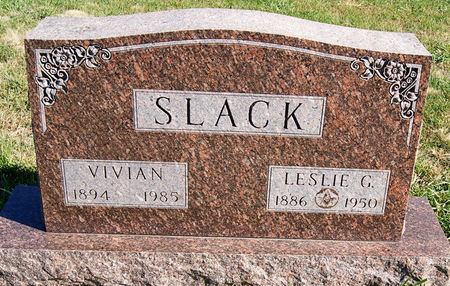 SLACK, LESLIE GEORGE - Taylor County, Iowa | LESLIE GEORGE SLACK 