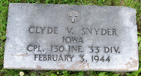 SNYDER, CLYDE VERNON - Taylor County, Iowa | CLYDE VERNON SNYDER 