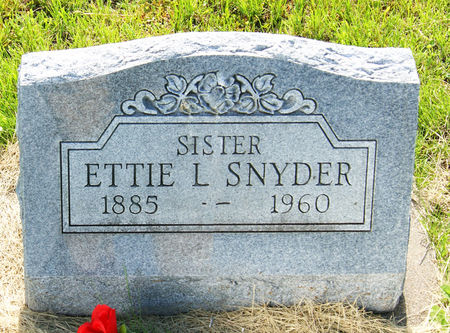 SNYDER, ETTIE LOURENA - Taylor County, Iowa | ETTIE LOURENA SNYDER 