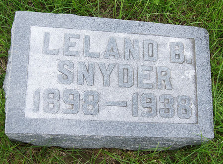 SNYDER, LELAND BRYAN - Taylor County, Iowa | LELAND BRYAN SNYDER 