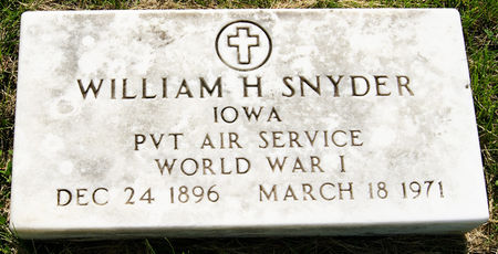 SNYDER, WILLIAM HAMILTON - Taylor County, Iowa | WILLIAM HAMILTON SNYDER 