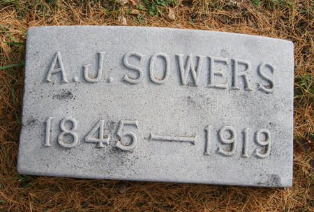 SOWERS, ANDREW JACKSON - Taylor County, Iowa | ANDREW JACKSON SOWERS 