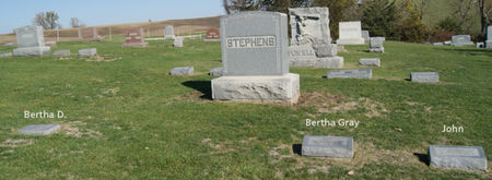 STEPHENS, JOHN SHRIVER, FAMILY STONE OF - Taylor County, Iowa | JOHN SHRIVER, FAMILY STONE OF STEPHENS 