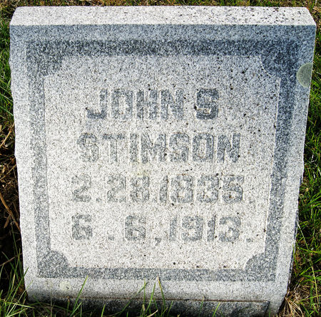 STIMSON, JOHN SULLIVAN - Taylor County, Iowa | JOHN SULLIVAN STIMSON 