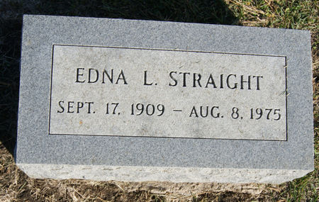 STRAIGHT, EDNA LUCILLE - Taylor County, Iowa | EDNA LUCILLE STRAIGHT 