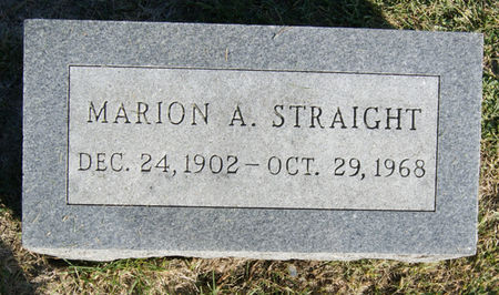 STRAIGHT, MARION ABRAHAM - Taylor County, Iowa | MARION ABRAHAM STRAIGHT 