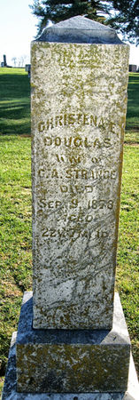 DOUGLAS STRANGE, CHRISTENA E. - Taylor County, Iowa | CHRISTENA E. DOUGLAS STRANGE 