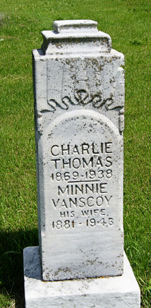 VANSCOY THOMAS, MINNIE - Taylor County, Iowa | MINNIE VANSCOY THOMAS 