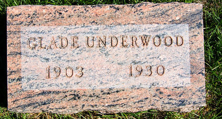 UNDERWOOD, CHARLES GLADE - Taylor County, Iowa | CHARLES GLADE UNDERWOOD 