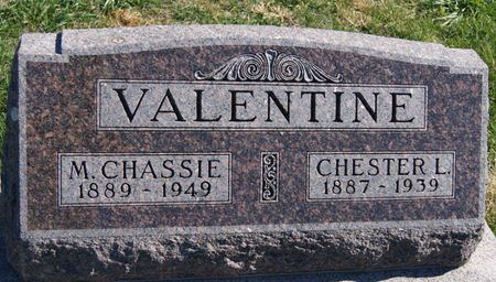VALENTINE, CHESTER LEWIS - Taylor County, Iowa | CHESTER LEWIS VALENTINE 
