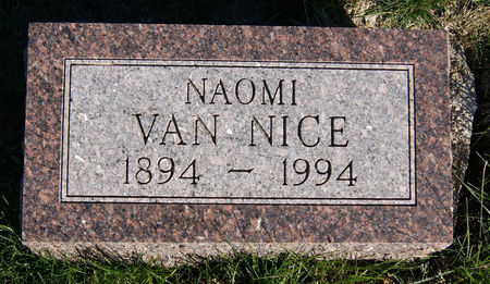 VAN NICE, NAOMI - Taylor County, Iowa | NAOMI VAN NICE 