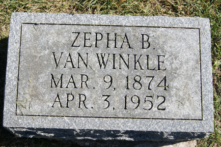 HARDY VAN WINKLE, ZEPHA LABELLE - Taylor County, Iowa | ZEPHA LABELLE HARDY VAN WINKLE 