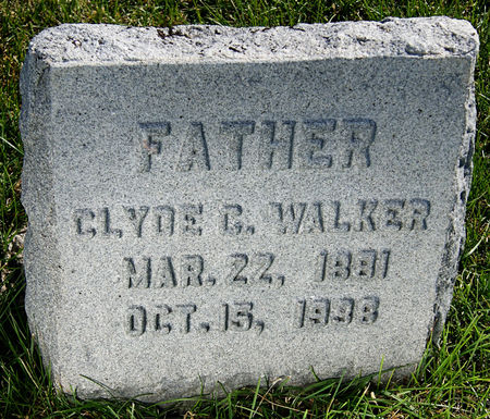 WALKER, CLYDE CARLSON - Taylor County, Iowa | CLYDE CARLSON WALKER 