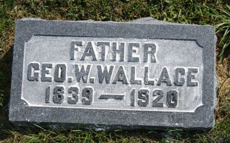 WALLACE, GEORGE WASHINGTON - Taylor County, Iowa | GEORGE WASHINGTON WALLACE 