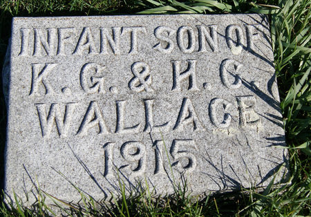 WALLACE, KENT GREGORY, INFANT SON OF - Taylor County, Iowa | KENT GREGORY, INFANT SON OF WALLACE 