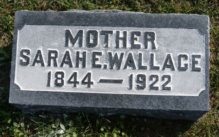 WALLACE, SARAH ELIZABETH - Taylor County, Iowa | SARAH ELIZABETH WALLACE 