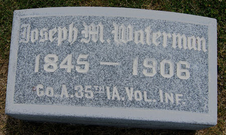 WATERMAN, JOSEPH MANLEY - Taylor County, Iowa | JOSEPH MANLEY WATERMAN 