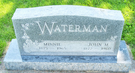 STEELE WATERMAN, MINNIE LAVERTA - Taylor County, Iowa | MINNIE LAVERTA STEELE WATERMAN 