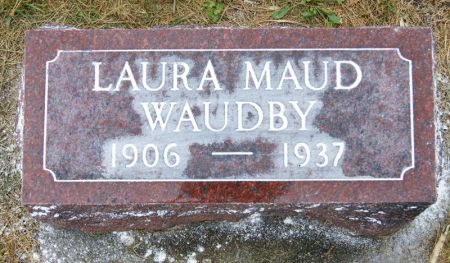 MILLION WAUDBY, LAURA MAUD - Taylor County, Iowa | LAURA MAUD MILLION WAUDBY 