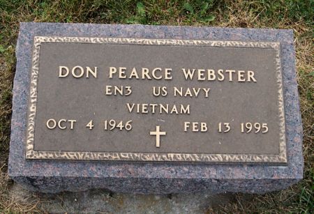 WEBSTER, DON PEARCE - Taylor County, Iowa | DON PEARCE WEBSTER 