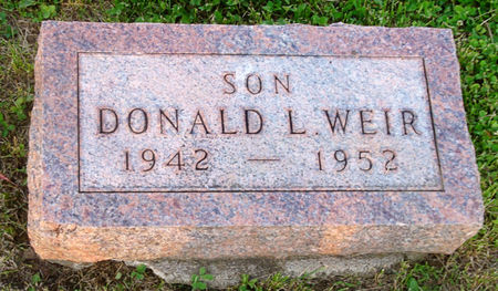 WEIR, DONALD LESLIE - Taylor County, Iowa | DONALD LESLIE WEIR 