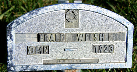 WELSH, GERALD - Taylor County, Iowa | GERALD WELSH 
