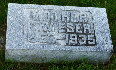 WIESER, ELIZABETH - Taylor County, Iowa | ELIZABETH WIESER 