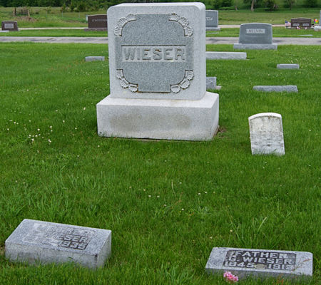 WIESER, GIDEON, FAMILY PLOT OF - Taylor County, Iowa | GIDEON, FAMILY PLOT OF WIESER 