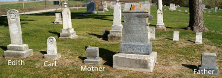 WRIGHT, SIMEON R., FAMILY PLOT OF - Taylor County, Iowa | SIMEON R., FAMILY PLOT OF WRIGHT 