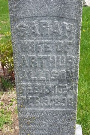 ALLISON, SARAH - Union County, Iowa | SARAH ALLISON 