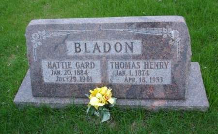 BLADON, HATTIE - Union County, Iowa | HATTIE BLADON 