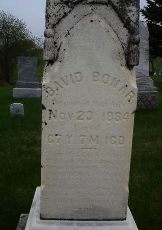 BONAR, DAVID - Union County, Iowa | DAVID BONAR 