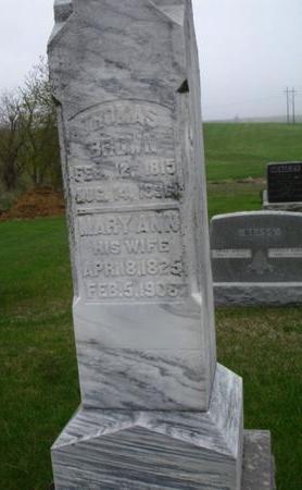 BROWN, THOMAS - Union County, Iowa | THOMAS BROWN 