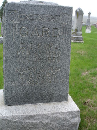 GARD, MARY - Union County, Iowa | MARY GARD 