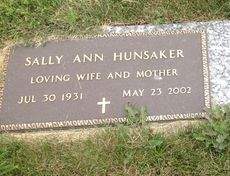 HUNSAKER, SALLY ANN - Union County, Iowa | SALLY ANN HUNSAKER 