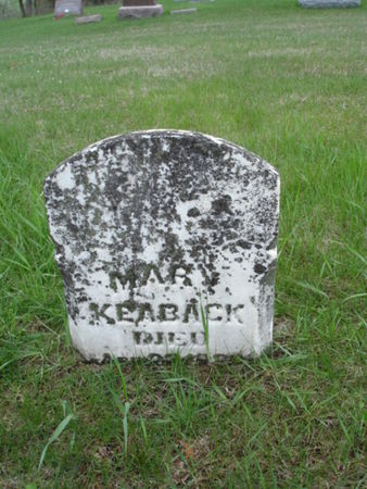 KEABACK, MARY - Union County, Iowa | MARY KEABACK 
