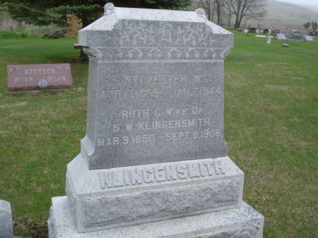 KLINGENSMITH, RUTH G. - Union County, Iowa | RUTH G. KLINGENSMITH 