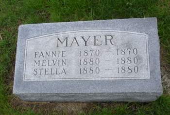 MAYER, FANNIE - Union County, Iowa | FANNIE MAYER 