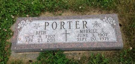 ONEALL PORTER, BETH - Union County, Iowa | BETH ONEALL PORTER 