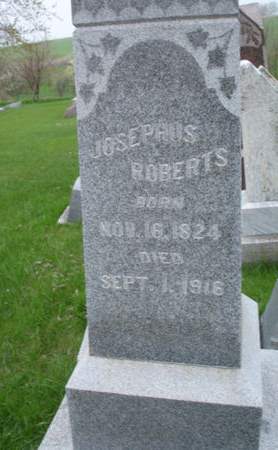 ROBERTS, JOSEPHUS - Union County, Iowa | JOSEPHUS ROBERTS 