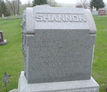 RAUPE SHANNON, SARAH ELLEN - Union County, Iowa | SARAH ELLEN RAUPE SHANNON 