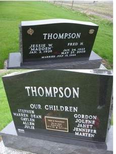 THOMPSON, JESSIE WAUNETA - Union County, Iowa | JESSIE WAUNETA THOMPSON 