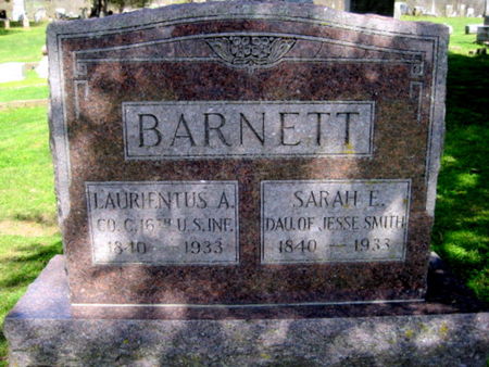 SMITH BARNETT, SARAH E. - Van Buren County, Iowa | SARAH E. SMITH BARNETT 