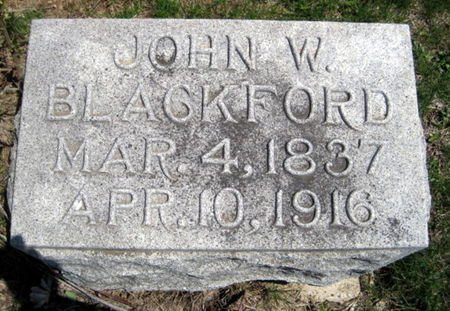 BLACKFORD, JOHN W. - Van Buren County, Iowa | JOHN W. BLACKFORD 